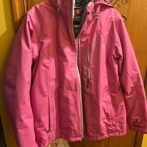 Columbia Omni-Heat Jacket with Pink Accents